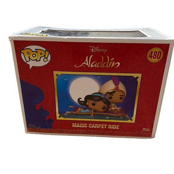 New Pop! Movie Moments Aladdin Jasmine Magic Carpet Ride 480 Oversized 2PK HTF - Picture 4 of 5